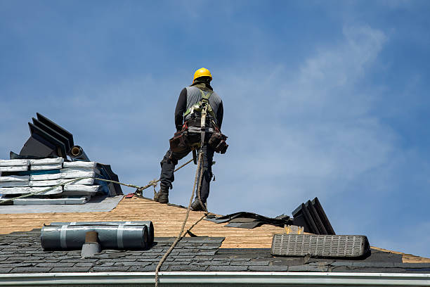 Professional Roofing technician working in Ludlow, VT